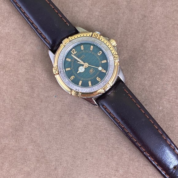 Vintage Fossil Blue Sports Watch Green Watch - Picture 4 of 9